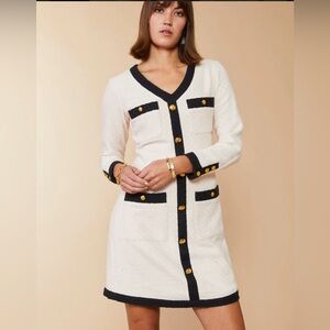 Spartina 449 Maggie Tweed Dress Sand